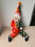 Porseleinen Clown, Verzamelen, Poppen, Ophalen of Verzenden, Zo goed als nieuw, Pop