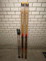Atomic ski’s net skistokken., Gebruikt, 100 tot 140 cm, Ophalen of Verzenden, Atomic