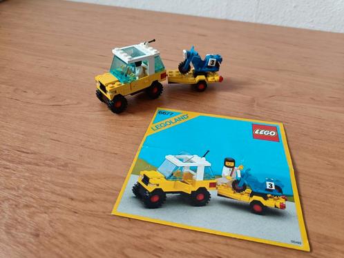 Lego Classic Town 6677 terreinwagen met crossmotor, 1986, Kinderen en Baby's, Speelgoed | Duplo en Lego, Gebruikt, Lego, Complete set