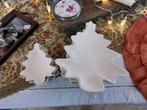 Kerstboom schaaltjes van mat porselein +-19-9cmH 5x Miekje, Diversen, Ophalen of Verzenden, ., ., .