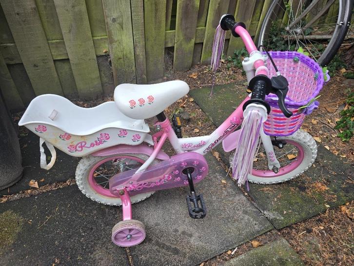 Fiets kinderen, Fietsen en Brommers, Fietsen | Kinderfietsjes, Zo goed als nieuw, Minder dan 16 inch, Zijwieltjes, Ophalen