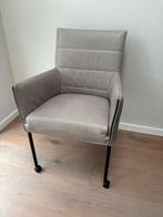 2 Thijs van Eijerkamp eetkamerstoelen, Huis en Inrichting, Ophalen, Twee, Leer, Zo goed als nieuw