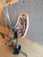 Yepp Voorzitje met Windscherm, Fietsen en Brommers, Fietsaccessoires | Fietsstoeltjes, Ophalen, Yepp, Gebruikt, Voetsteuntjes