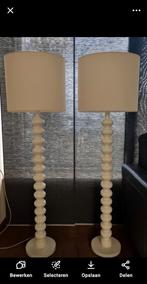 Set van 2 vloerlampen, Hout, Gebruikt, Ophalen of Verzenden, Modern
