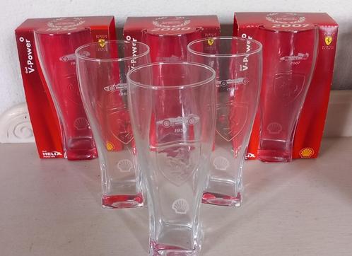 6 ferrari glazen leuk voor de autoliefhebber of de man cave, Verzamelen, Glas en Borrelglaasjes, Nieuw, Bierglas, Ophalen of Verzenden