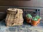Landelijk rotan eenden mand, decoratie, Huis en Inrichting, Ophalen of Verzenden, Gebruikt