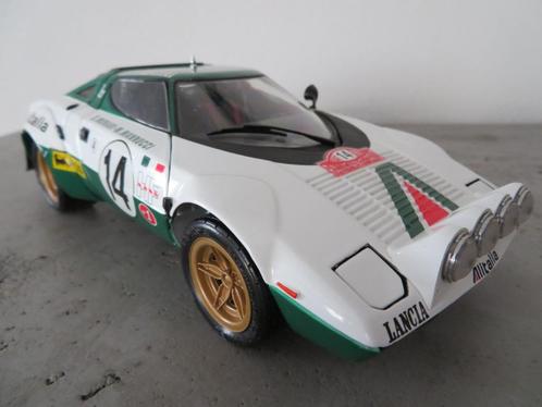 Lancia Stratos Rally Monte Carlo 1975 - Kyosho, Hobby en Vrije tijd, Modelauto's | 1:18, Zo goed als nieuw, Auto, Kyosho, Ophalen of Verzenden
