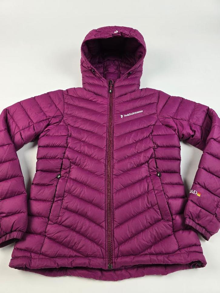 Peak Performance Frost Down Jacket Paars Dames S, Kleding | Dames, Wintersportkleding, Zo goed als nieuw, Jack, Ophalen of Verzenden