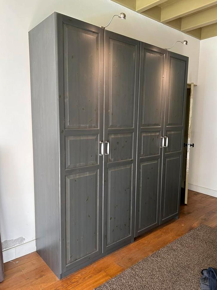 Grote Pax kledingkast, Huis en Inrichting, Kasten | Kledingkasten, Gebruikt, 200 cm of meer, 200 cm of meer, 50 tot 75 cm, Met lade(s)