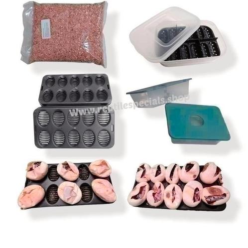 3. Kweek benodigdheden reptielen, egg-trays, Veenmos, enz., Dieren en Toebehoren, Reptielen en Amfibieën | Toebehoren, Nieuw, Ophalen of Verzenden