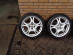 Lichtmetalen velgen Alfa Mito 17 inch met all season, Auto-onderdelen, Banden en Velgen, Ophalen, Banden en Velgen, 17 inch, All Season
