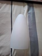 Witte Glazen Lampenkap, Huis en Inrichting, Lampen | Lampenkappen, Wit, Nieuw, Ophalen of Verzenden, Minder dan 25 cm