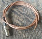 Teflon coax met BNC 75 ohm ca 1 meter, Ophalen of Verzenden