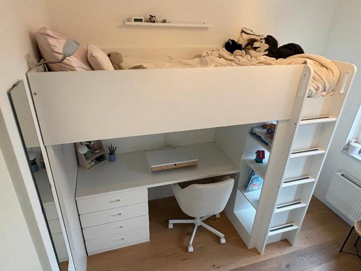 Ikea Stuva Hoogslaper / Buro / Vakkenkast, Kinderen en Baby's, Kinderkamer | Stapelbedden en Hoogslapers, Zo goed als nieuw, Hoogslaper