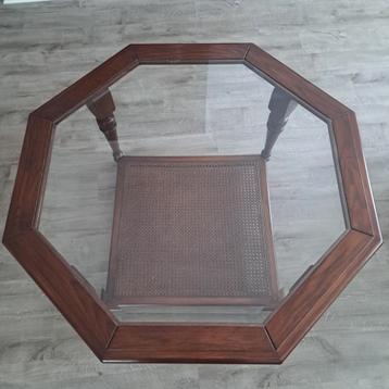  Salontafel met Glazen Blad 100x100 beschikbaar voor biedingen