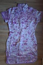 Mooieeee Aziatische jurk satijnkleuren maat L, Kleding | Dames, Jurken, Paars, Maat 42/44 (L), Nieuw, Ophalen of Verzenden