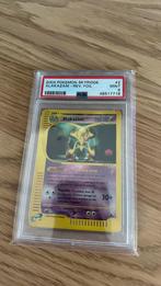 Rev. Foil Alakazam skyridge PSA 9, Ophalen of Verzenden, Zo goed als nieuw, Losse kaart, Foil