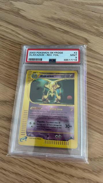Rev. Foil Alakazam skyridge PSA 9 beschikbaar voor biedingen