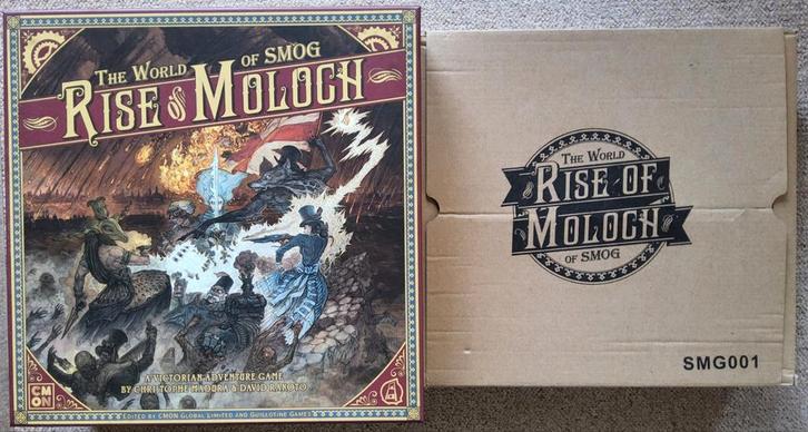 The World of SMOG: Rise of Moloch collectie, Hobby en Vrije tijd, Gezelschapsspellen | Bordspellen, Zo goed als nieuw, Een of twee spelers