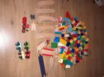 treinbaan met houten blokken, Ophalen of Verzenden, Gebruikt, Overige typen