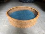 Grote Riet Hondenmand met Kussen, Ophalen, Gebruikt, Mand, Rond