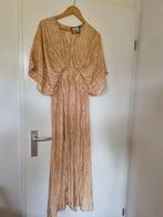 Zomerjurk maxi dress T1 mt S/M  Gold&Silver nieuw viscose, Ophalen of Verzenden, Zo goed als nieuw, Beige, Onder de knie
