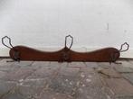 Kapstok wand art deco met oude haken vintage brocante, Ophalen of Verzenden, Gebruikt