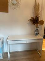 IKEA bureau besta beurs hoogglans wit, Huis en Inrichting, Tafels | Sidetables, 25 tot 50 cm, 100 tot 150 cm, Rechthoekig, Zo goed als nieuw