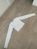 Witte Pull&Bear Top - Maat XS, Kleding | Dames, Wit, Ophalen of Verzenden, Zo goed als nieuw, Lange mouw