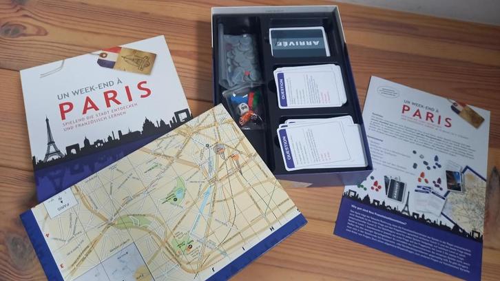Un Week-end à Parijs: Spelend de stad ontdekken en Frans ler, Hobby en Vrije tijd, Gezelschapsspellen | Bordspellen, Zo goed als nieuw