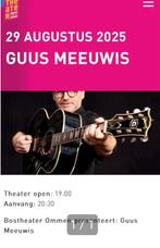 Gezocht, kaartjes voor Guus Meeuwis, Twee personen, Juni