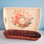 Leuke stokbroodmand van riet, Huis en Inrichting, Woonaccessoires | Schalen en Manden, Ophalen of Verzenden, Zo goed als nieuw