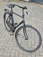 Matzwarte no-nonsense Cortina U1 pure herenfiets, 60 cm, Gebruikt, Versnellingen, 57 tot 61 cm, Ophalen