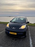 Peugeot 107 1.0 12V 3DR 2-TRONIC 2007 Zwart, Auto's, Peugeot, Stof, Grijs, Particulier, Geïmporteerd