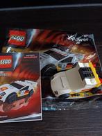 Shell Lego race wagen wit met beschrijving, Ophalen of Verzenden, Zo goed als nieuw, Complete set, Lego