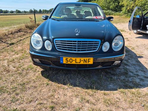 Mercedes-Benz E-Klasse 2.6 E240 Sedan AUT 2003 Zwart, Auto's, Mercedes-Benz, Bedrijf, E-Klasse, ABS, Airbags, Airconditioning