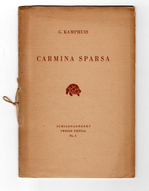 Kamphuis, G. - Carmina sparsa (1943 1e dr.), Antiek en Kunst, Antiek | Boeken en Bijbels, Ophalen of Verzenden
