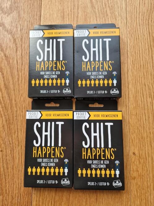 Nieuw! Shit happens kaartspel. Voor sukkels die geen engels, Hobby en Vrije tijd, Gezelschapsspellen | Kaartspellen, Nieuw, Ophalen of Verzenden