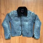 Vintage Diesel Spijkerjas Met Teddykraag  - Maat S, Verzenden, Zo goed als nieuw, Maat 36 (S), Blauw