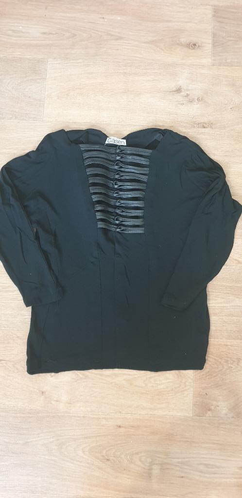 Zwarte top Clasen mt 40, Kleding | Dames, Tops, Gedragen, Maat 38/40 (M), Zwart, Lange mouw, Ophalen