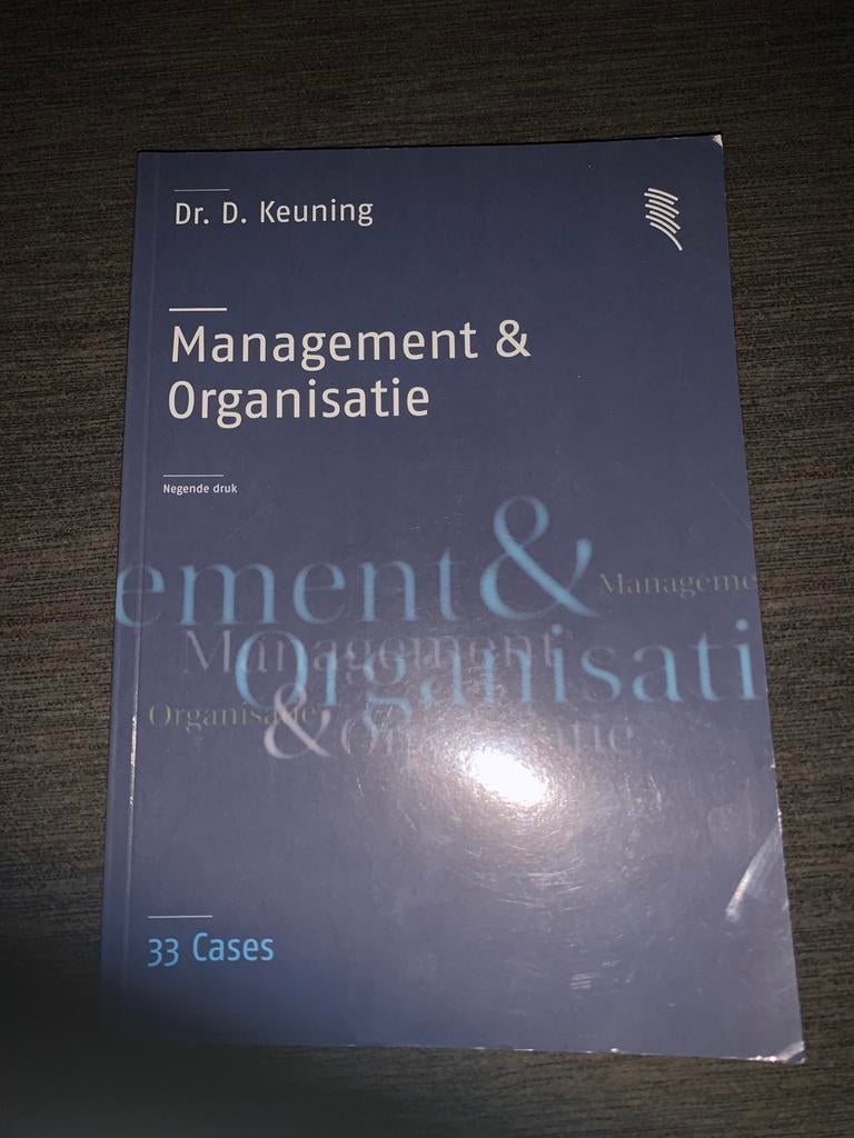 Management & Organisatie - Dr. D. Keuning, Ophalen of Verzenden, Gelezen, Management