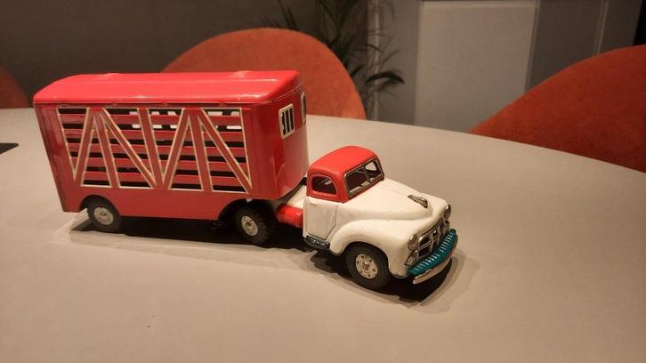 Mooie blikken veewagen in zeer goede staat, Antiek en Kunst, Antiek | Speelgoed, Ophalen of Verzenden