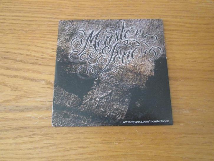 Monstertone - Same 2008 Non On Label Holland Promo CD EP, Cd's en Dvd's, Cd's | Hardrock en Metal, Gebruikt, Ophalen