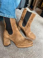 Elia Maurizi Beige Suède Enkellaarsjes - Maat 38, Ophalen of Verzenden, Nieuw, Beige, Lage of Enkellaarzen