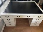 Groot klassiek wit Chesterfield Duo/partner bureau, Huis en Inrichting, Ophalen, Gebruikt, Bureau