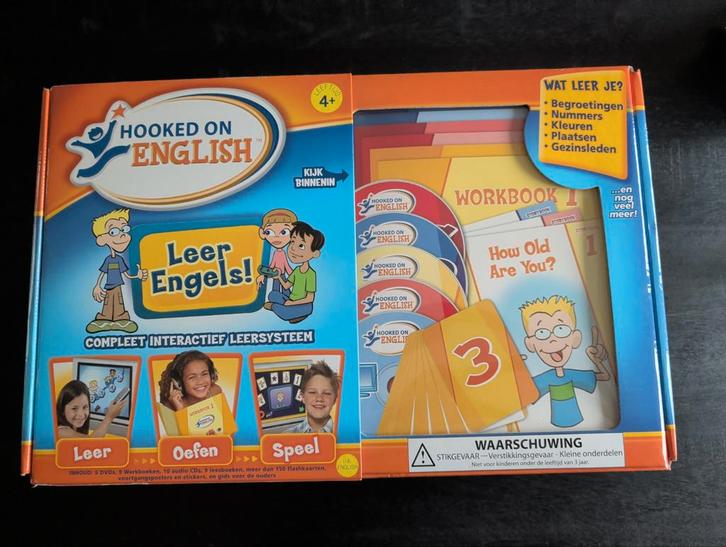 Hooked on English - Compleet Interactief Leersysteem Nieuw, Hobby en Vrije tijd, Cursusmateriaal, Nieuw, Ophalen of Verzenden