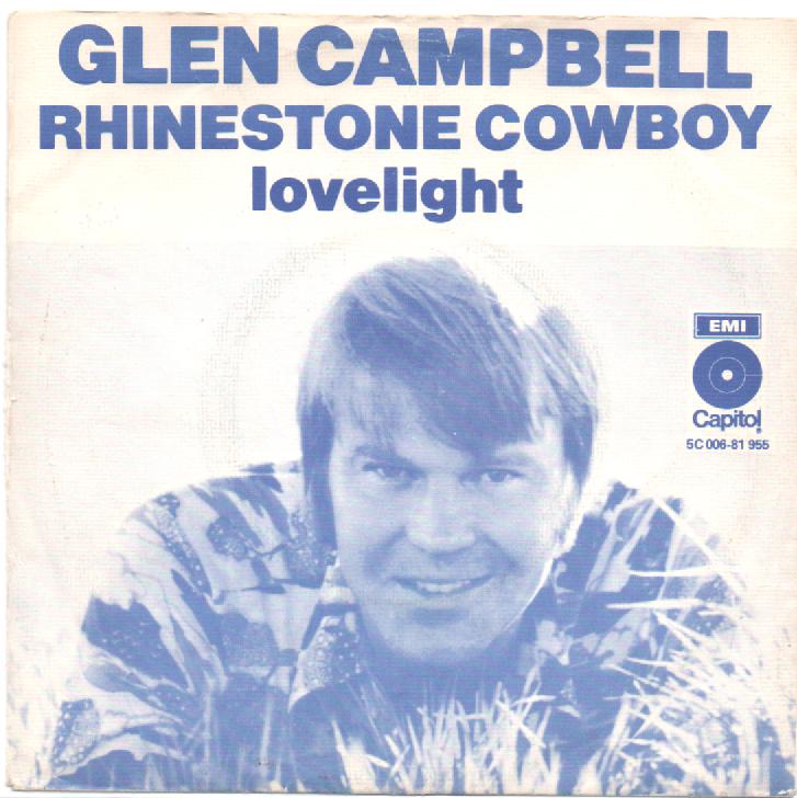 Glen Campbell- Rhinestone Cowboy, Cd's en Dvd's, Vinyl Singles, Gebruikt, Verzenden, 7 inch, Pop