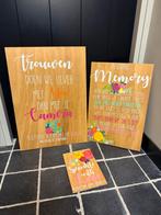 Bruiloft Borden Set - Trouwen, Memory, Confetti, Huis en Inrichting, Ophalen, Gebruikt