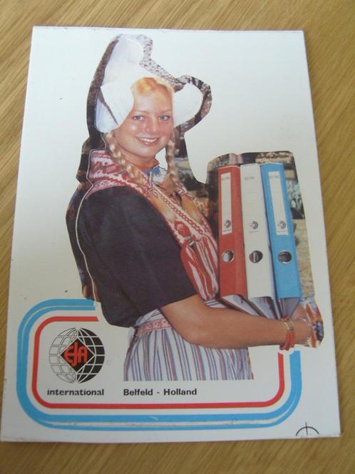 sticker Belfeld  Holland EJA International, Verzamelen, Stickers, Zo goed als nieuw, Bedrijf of Vereniging, Ophalen