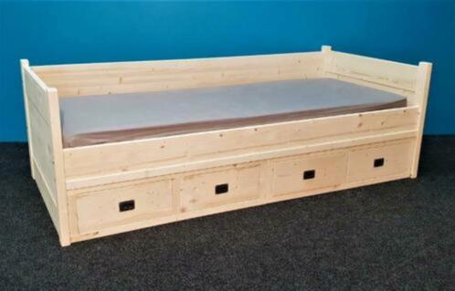 1 persoonsbed MALTA met 4 laden, Kinderen en Baby's, Kinderkamer | Bedden, Nieuw, 180 cm of meer, 85 tot 100 cm, Lattenbodem, Ophalen of Verzenden